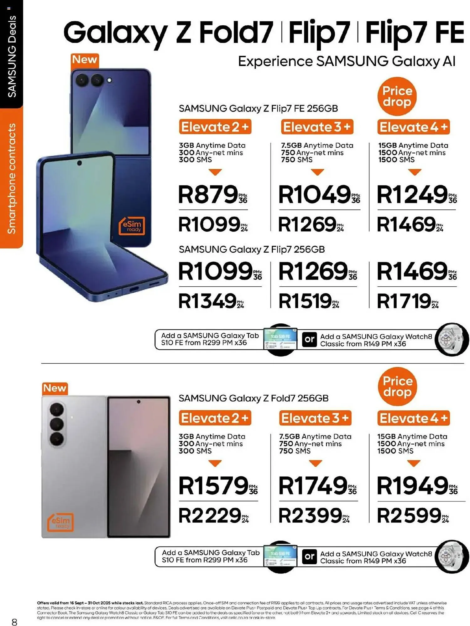 Cell C catalogue from 16 September to 31 October 2025 - Catalogue Page 8