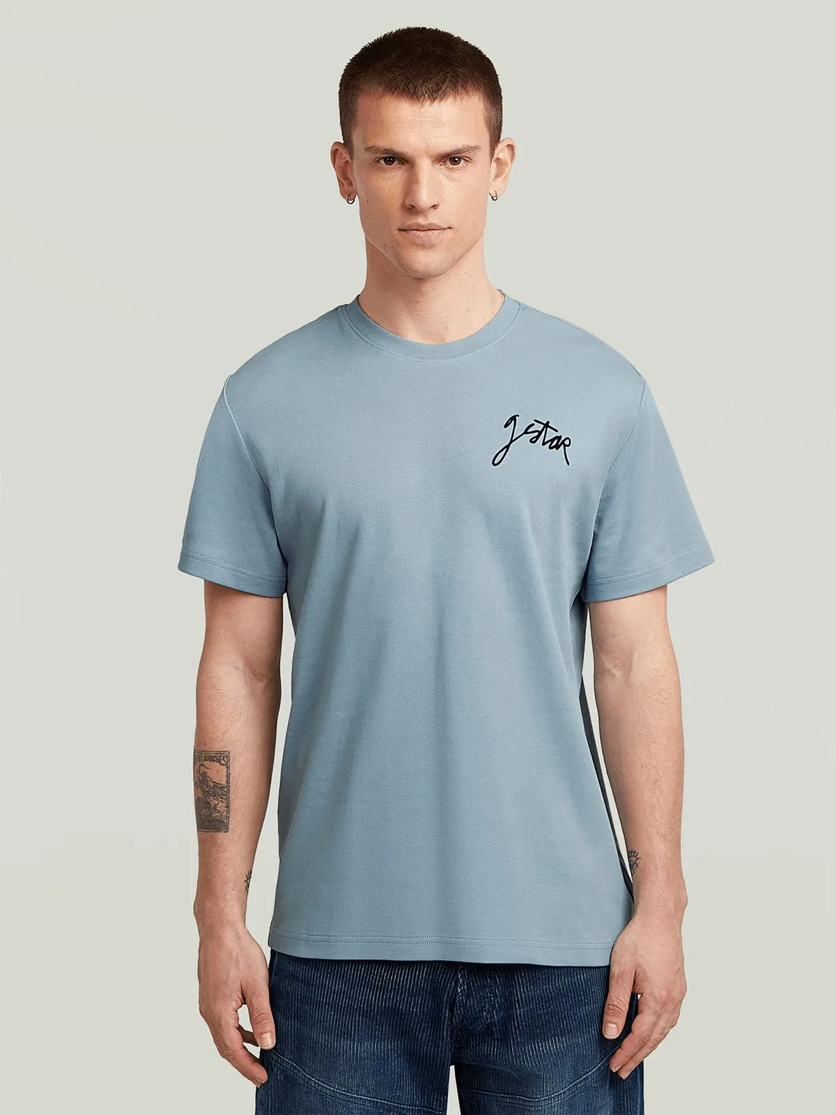 G-Star Men's Ventura Blue T-Shirt
