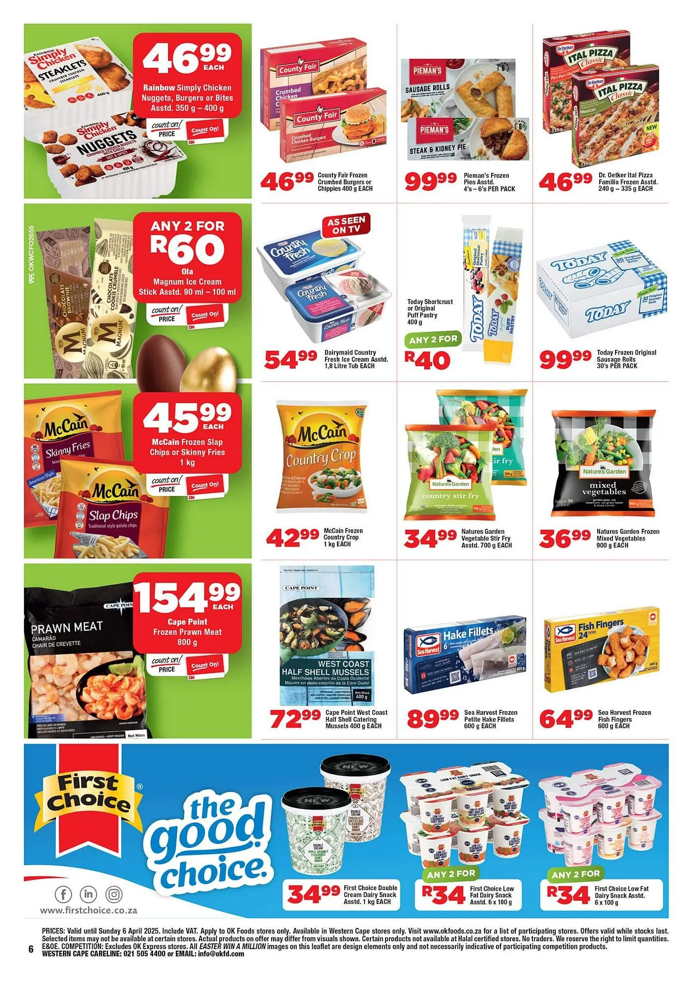 OK Foods catalogue from 25 March to 6 April 2025 - Catalogue Page 6