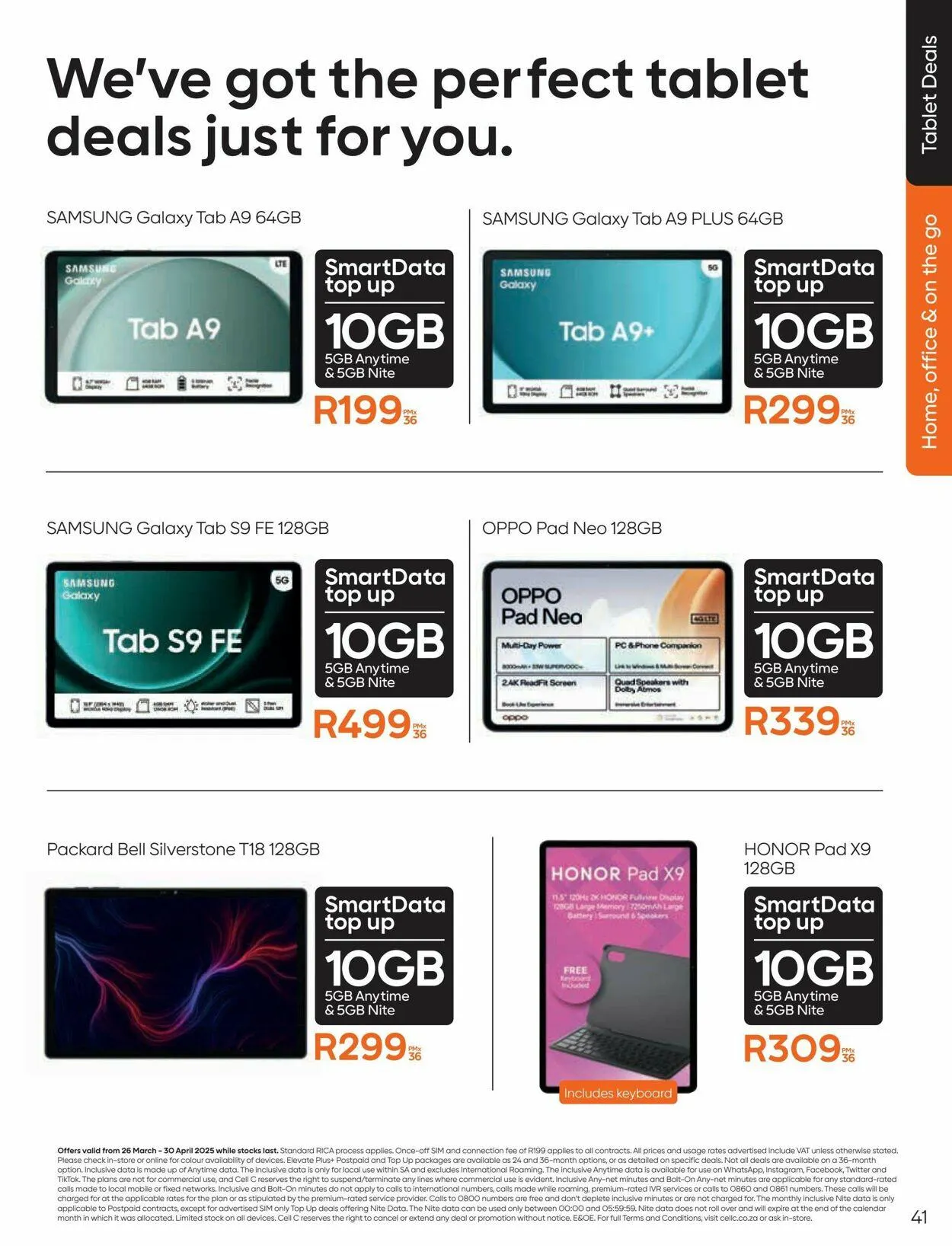 Cell C Current catalogue from 27 March to 10 April 2025 - Catalogue Page 41