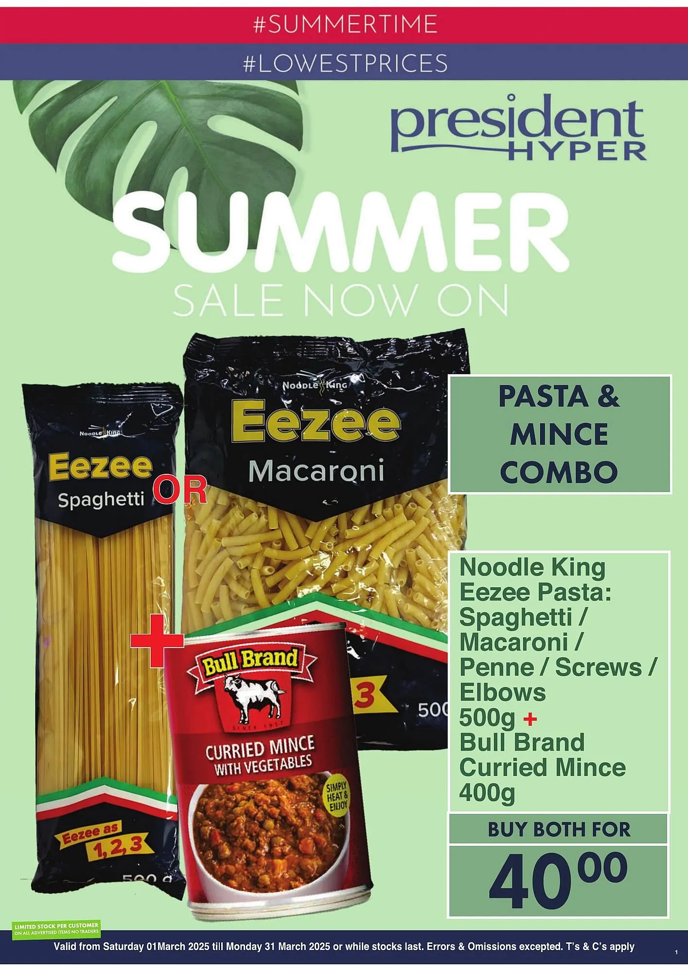 President Hyper catalogue from 1 March to 31 March 2025 - Catalogue Page 4