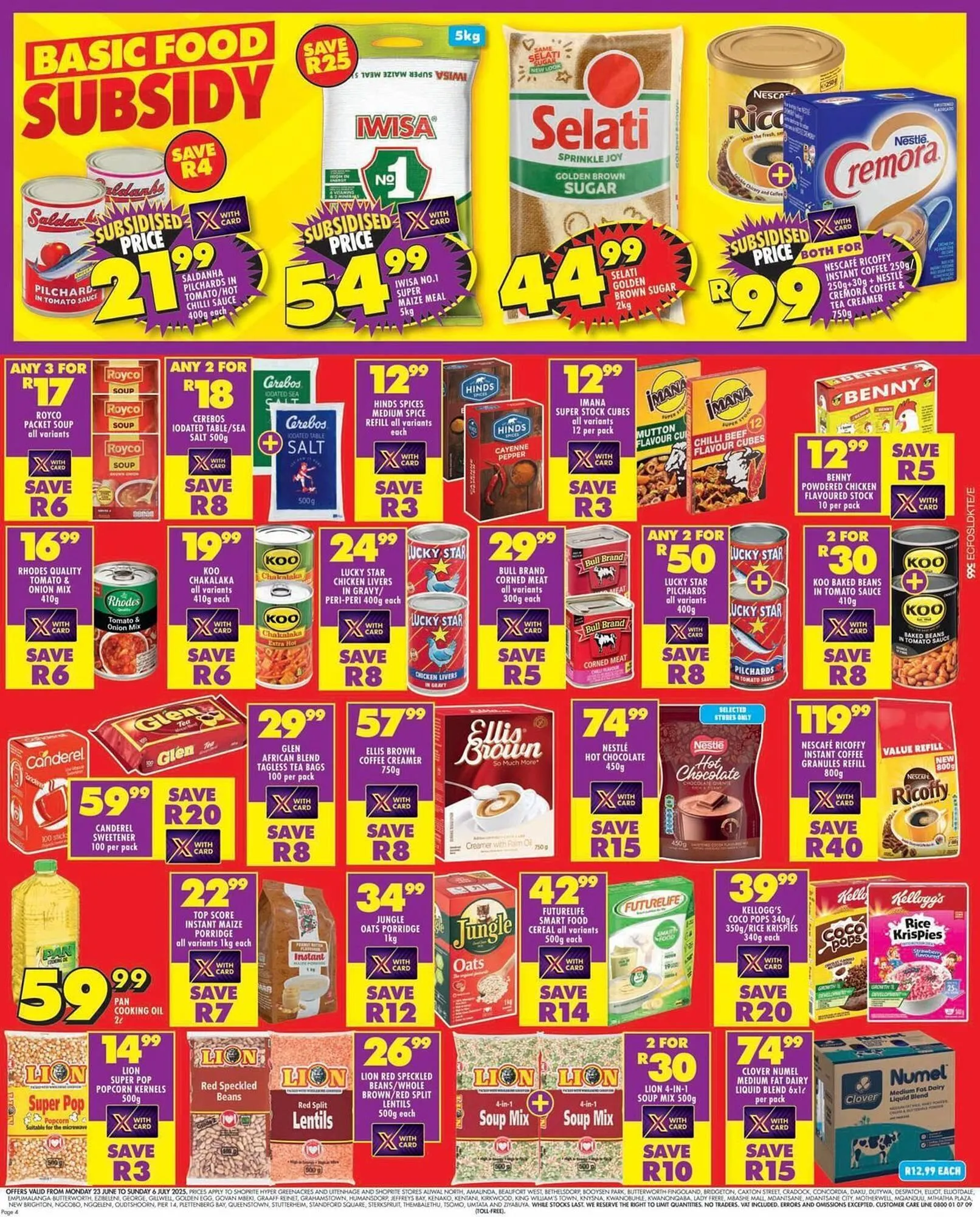 Shoprite catalogue from 23 June to 6 July 2025 - Catalogue Page 4