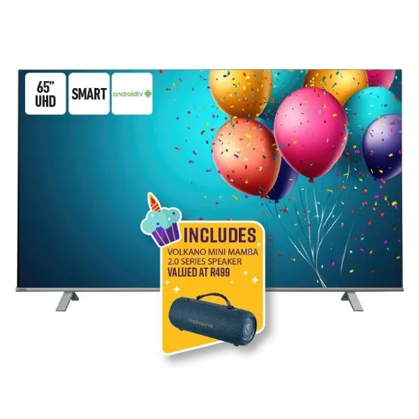 Toshiba 65” UHD 4K Smart Android TV 65C350MN +Mini Mamba