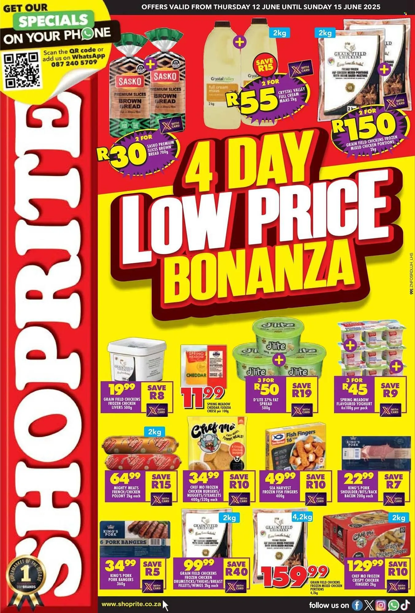 Shoprite catalogue from 12 June to 15 June 2025 - Catalogue Page 1