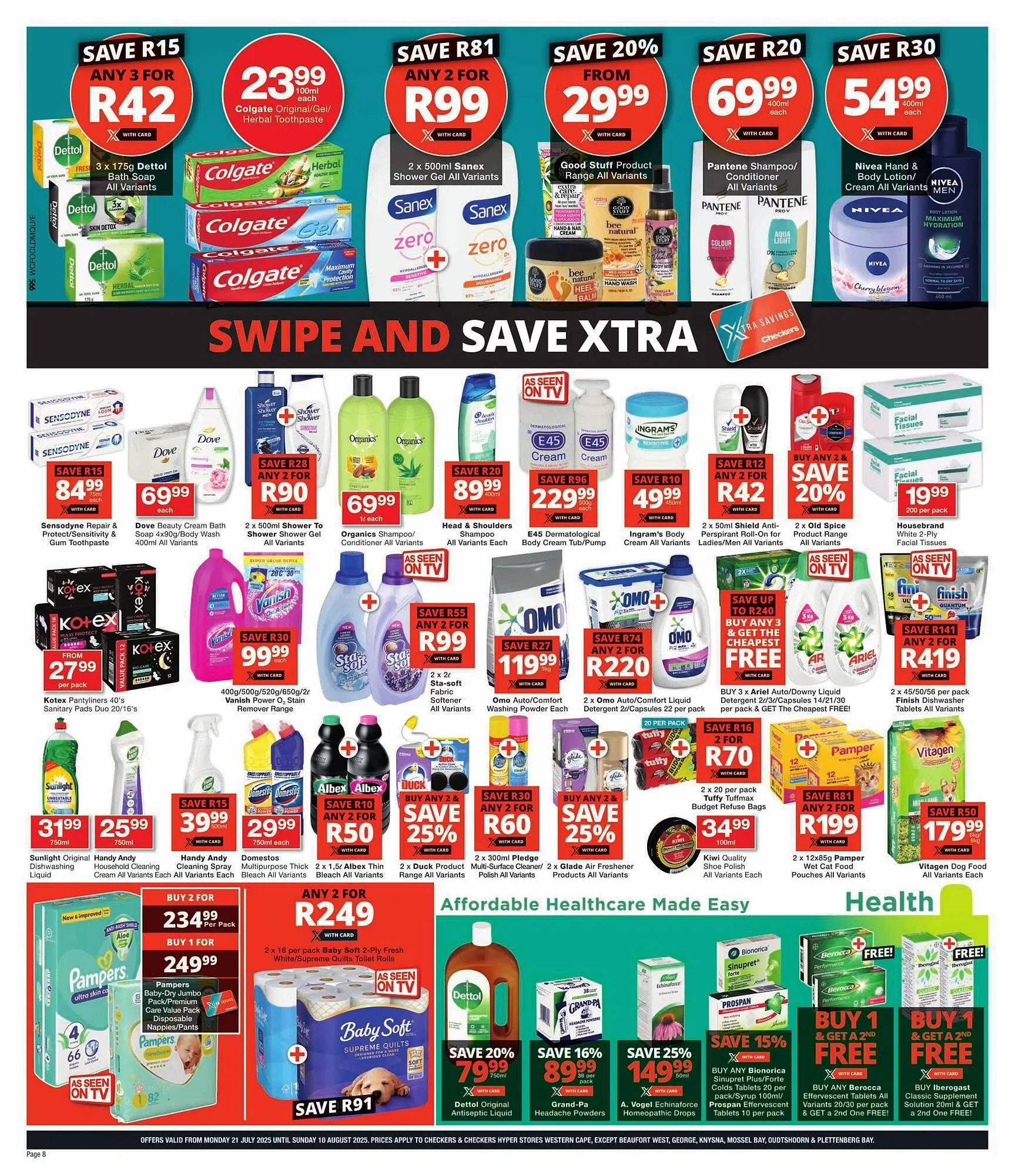 Checkers catalogue from 21 July to 10 August 2025 - Catalogue Page 8