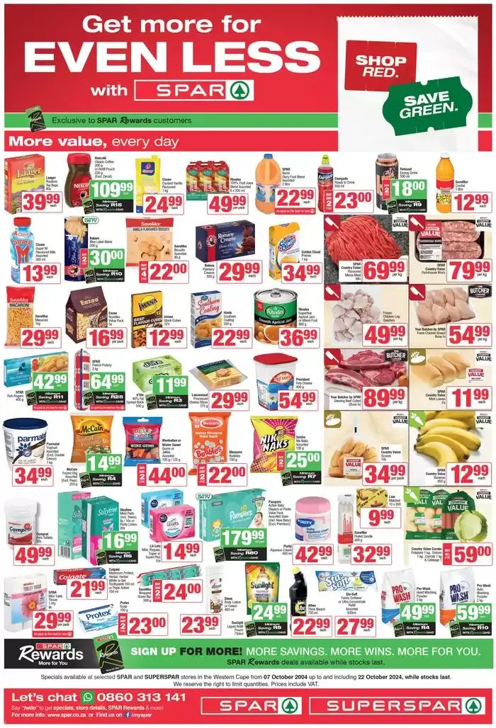 Specials SuperSpar from 7 October to 22 October 2024 - Catalogue Page 2