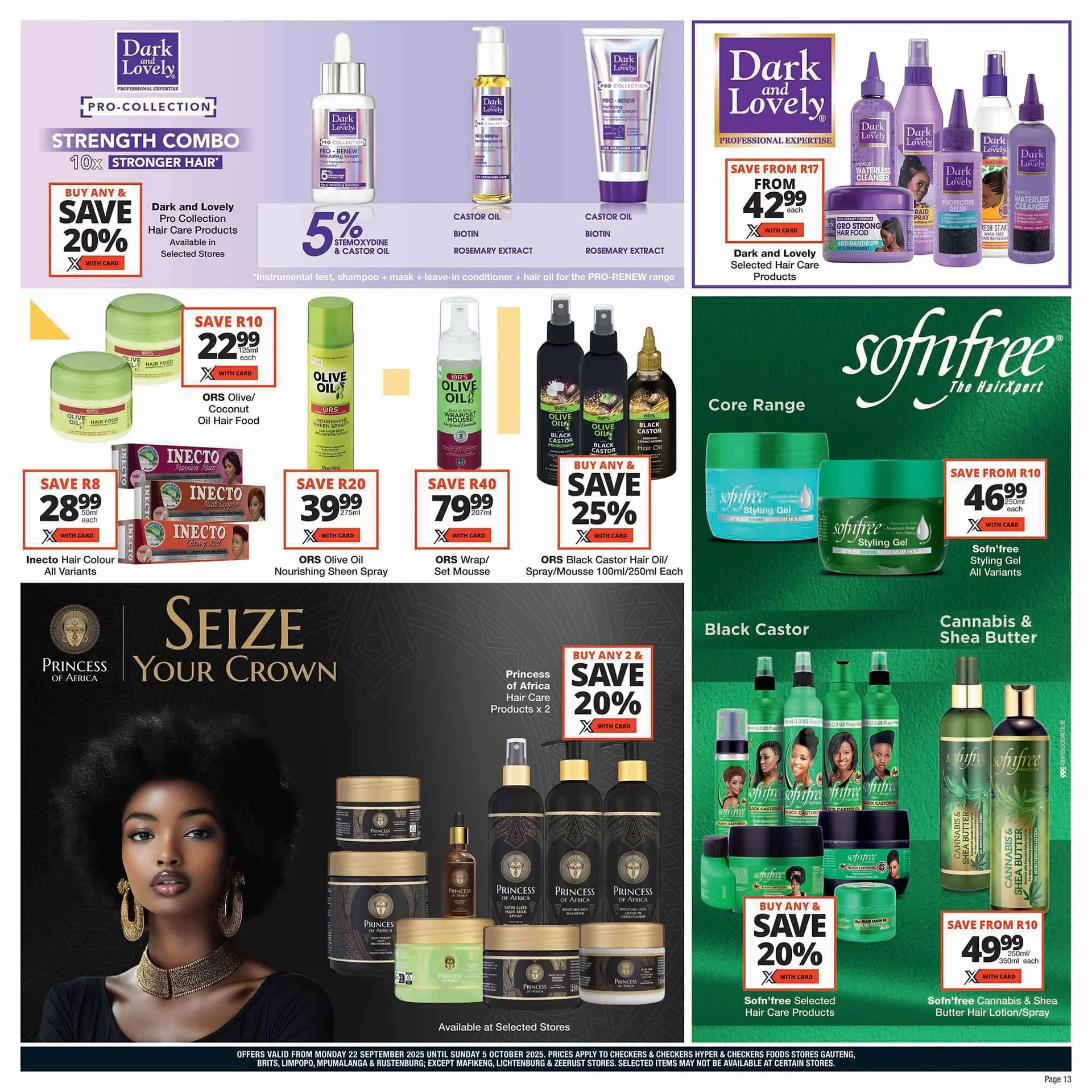 Checkers catalogue from 22 September to 5 October 2025 - Catalogue Page 13