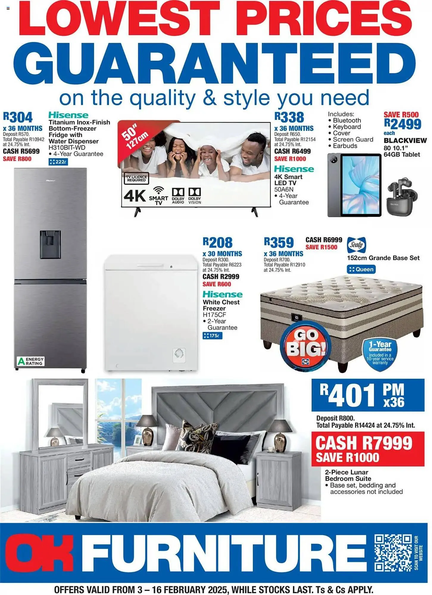 OK Furniture catalogue from 3 February to 16 February 2025 - Catalogue Page 1