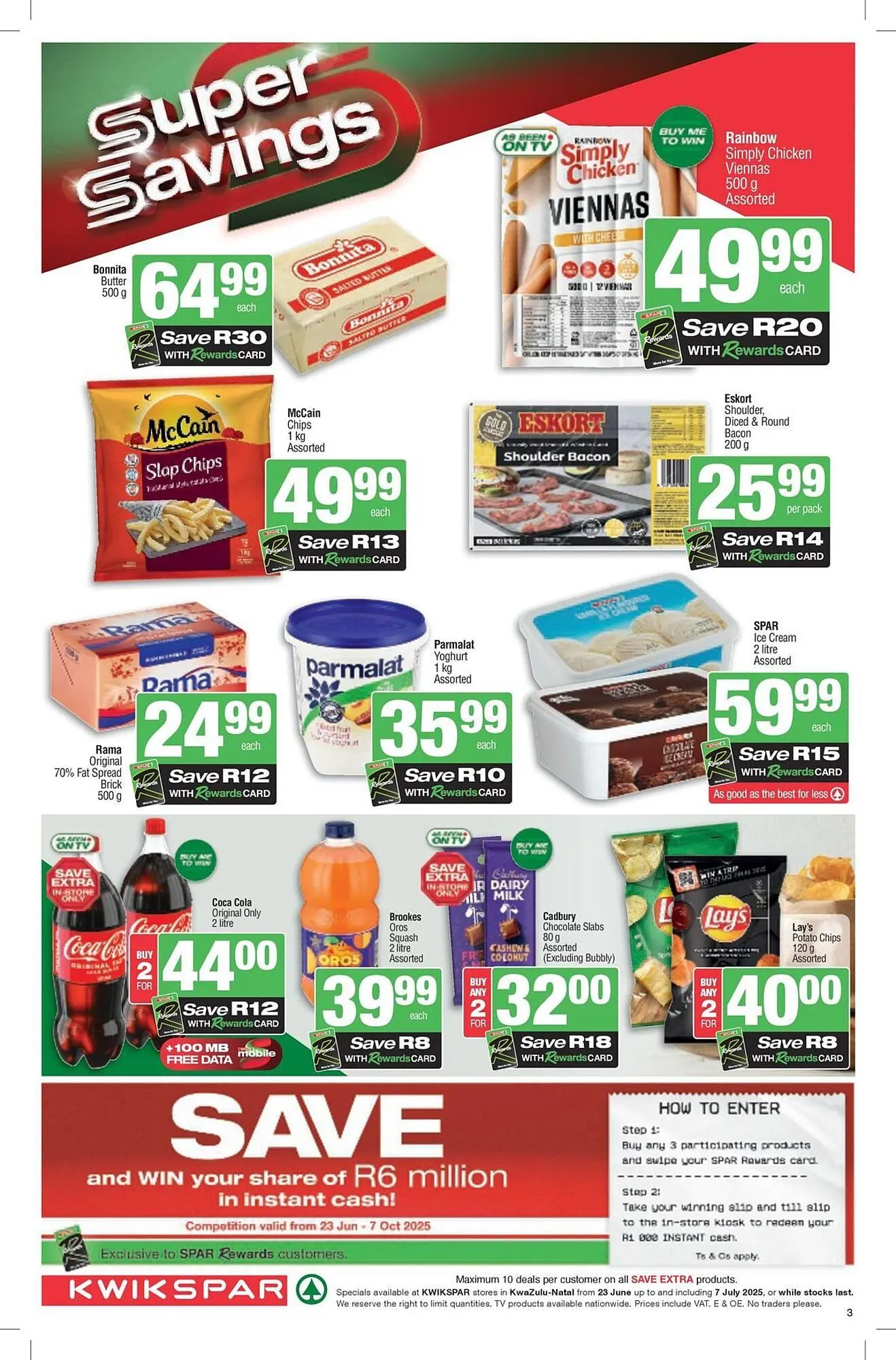 KwikSpar catalogue from 23 June to 7 July 2025 - Catalogue Page 3