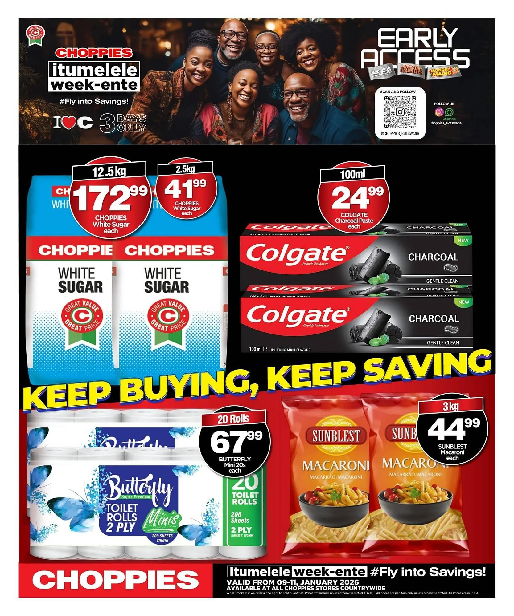 Choppies catalogue from 9 January to 11 January 2026 - Catalogue Page 1