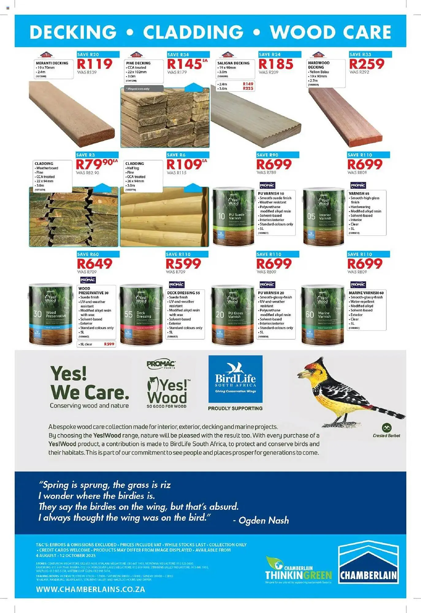 Chamberlain catalogue from 4 August to 12 October 2025 - Catalogue Page 16