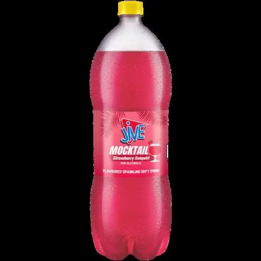 Jive Mocktail Strawberry Daiquiri Flavoured Sparkling Soft Drink 2L
