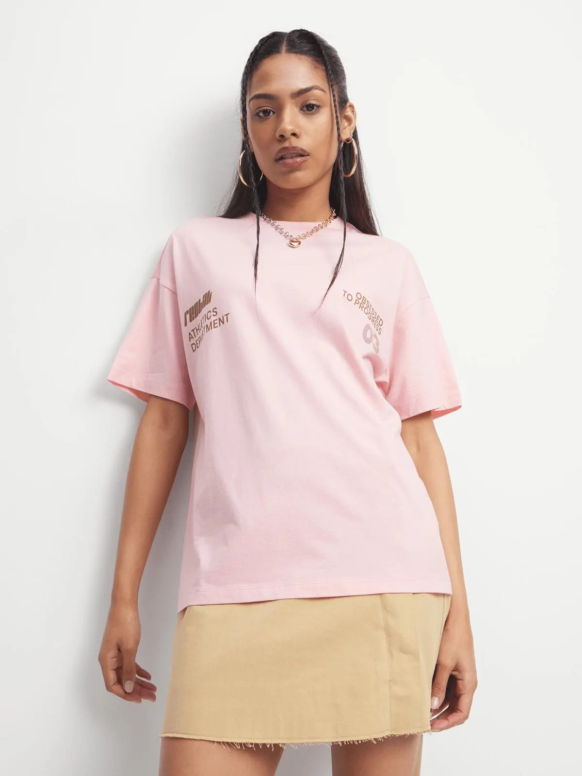 Redbat Athletics Women's Pink T-Shirt