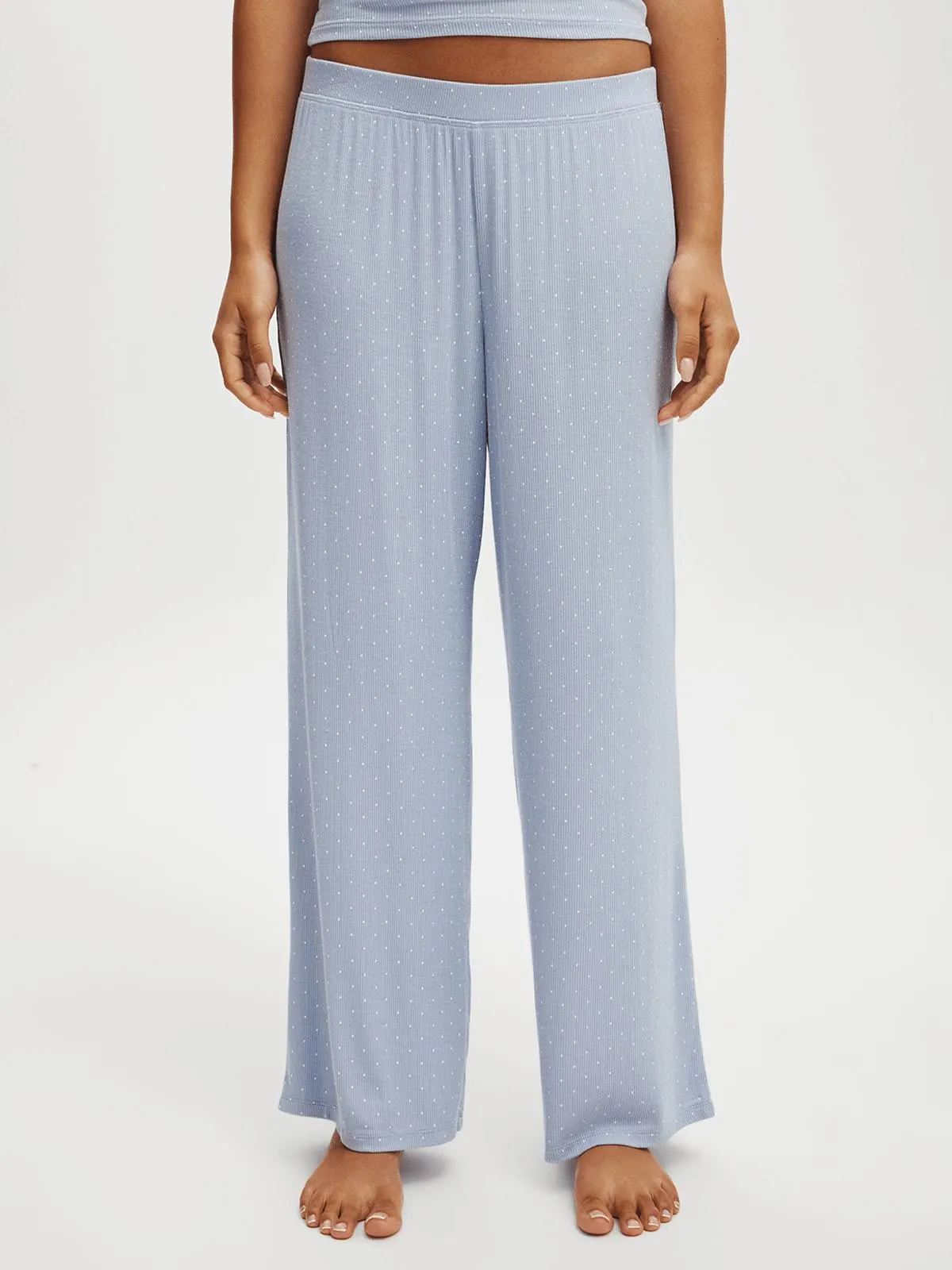 Women's Cotton On Blue Sleep Recovery Wide Leg Pants