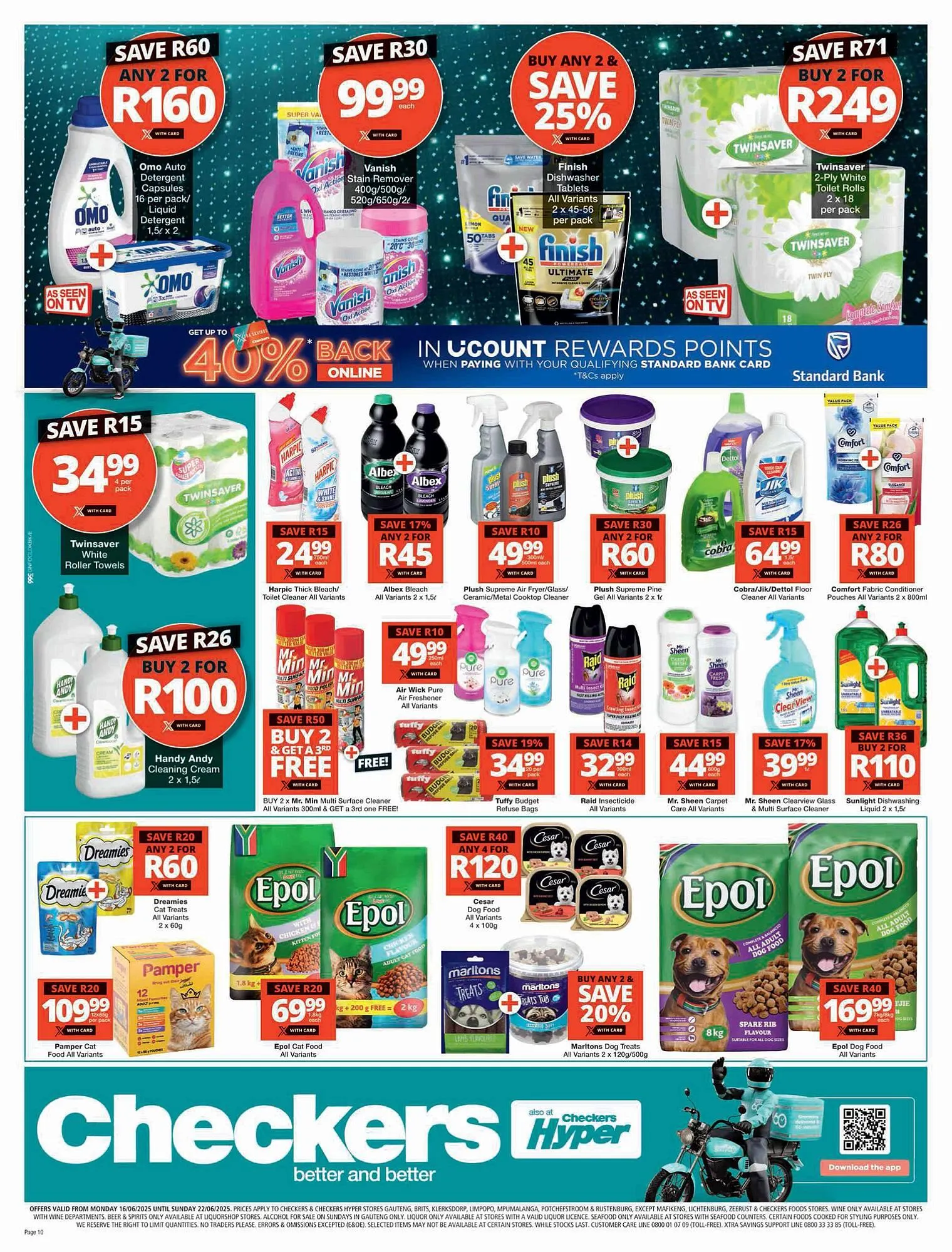 Checkers catalogue from 16 June to 22 June 2025 - Catalogue Page 10