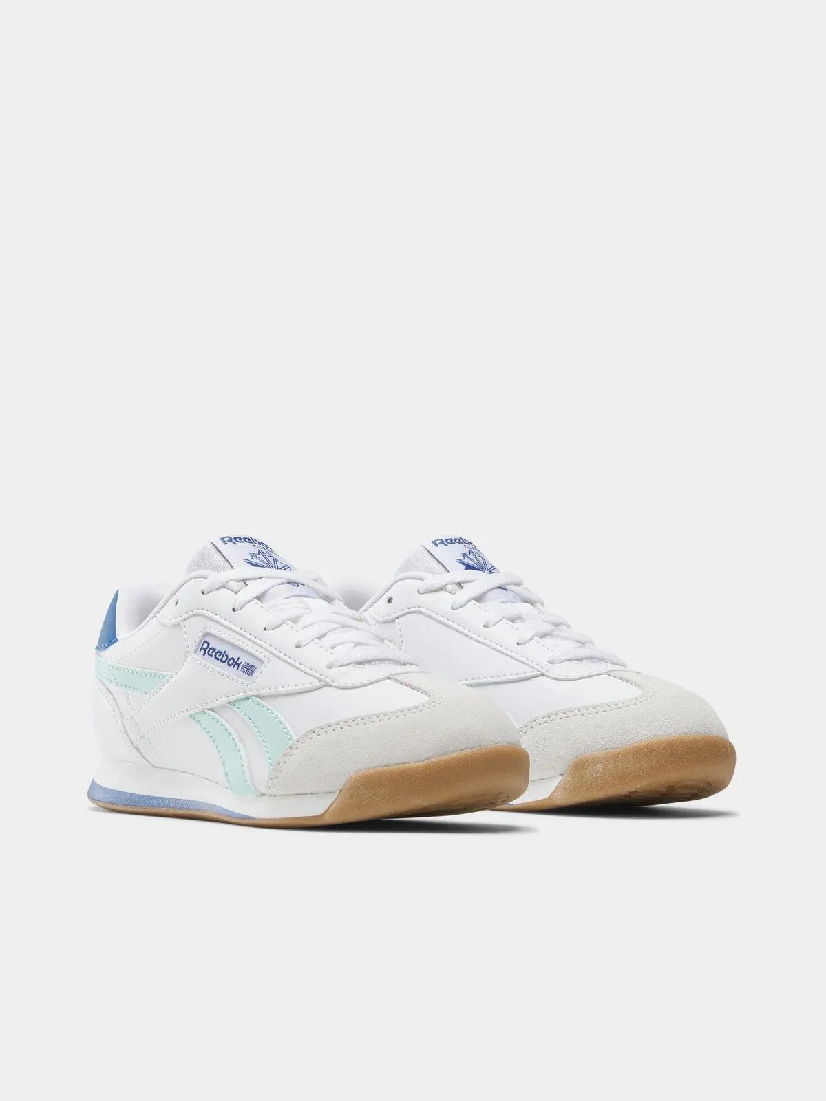 Reebok Kids Campio XT White/Teal Sneaker