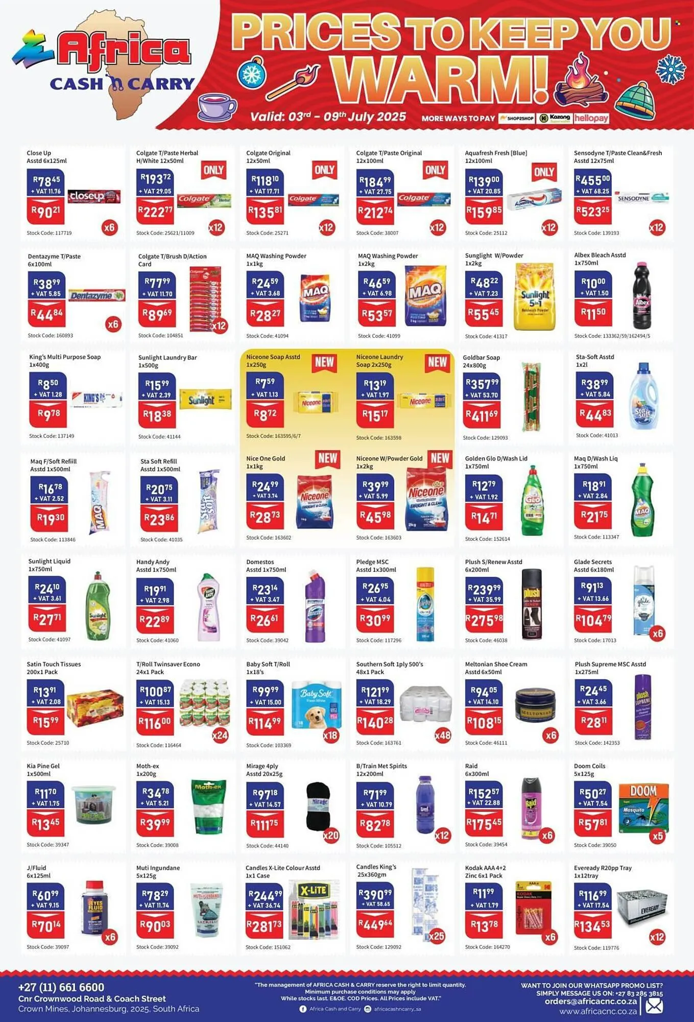 Africa Cash and Carry catalogue from 3 July to 9 July 2025 - Catalogue Page 5
