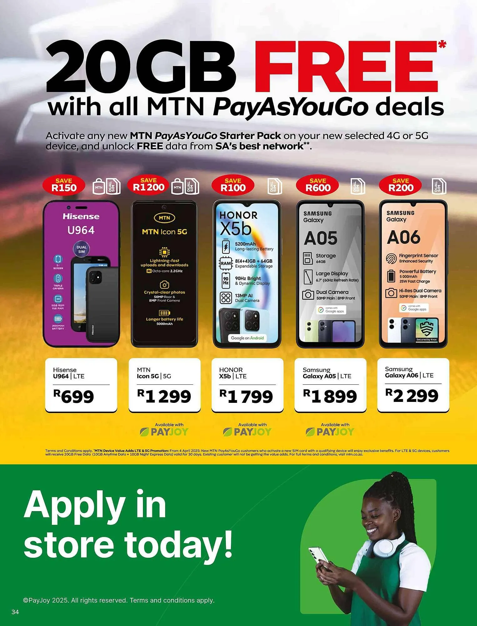 MTN catalogue from 7 May to 6 June 2025 - Catalogue Page 34