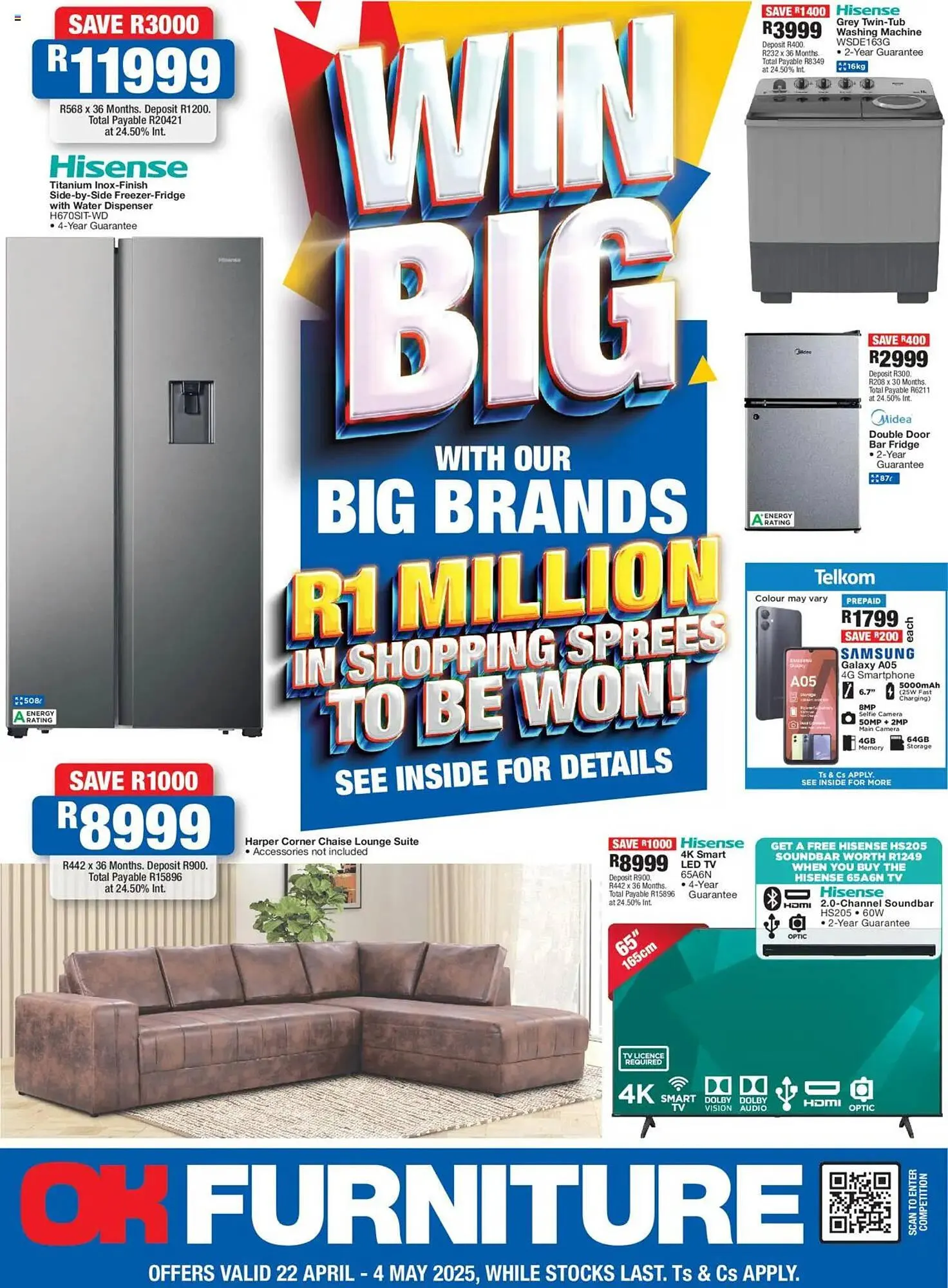 OK Furniture catalogue from 22 April to 11 May 2025 - Catalogue Page 1