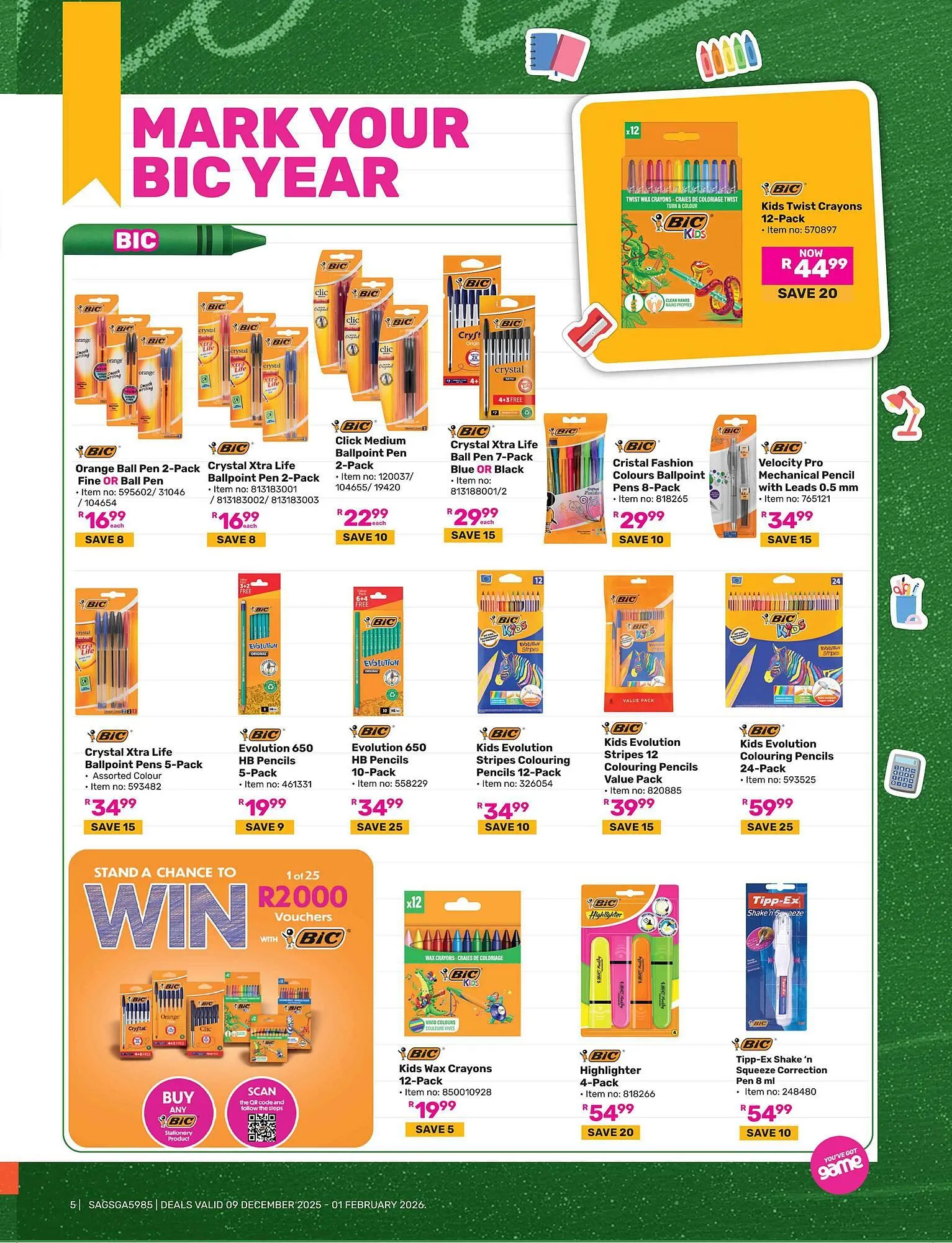 Game catalogue from 9 December to 1 February 2026 - Catalogue Page 5