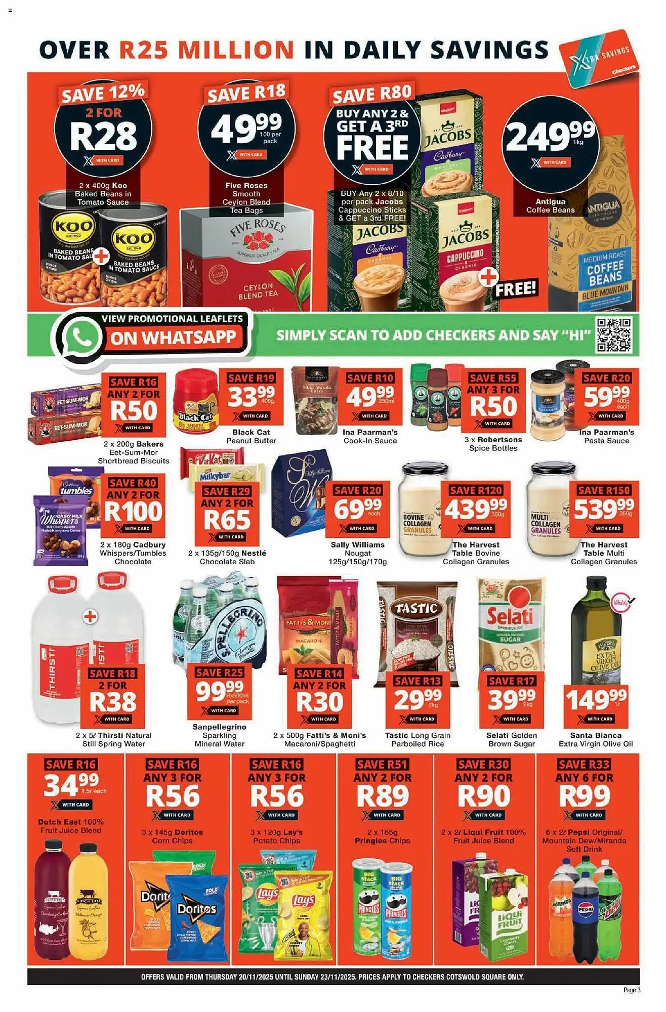 Checkers catalogue from 20 November to 23 November 2025 - Catalogue Page 3