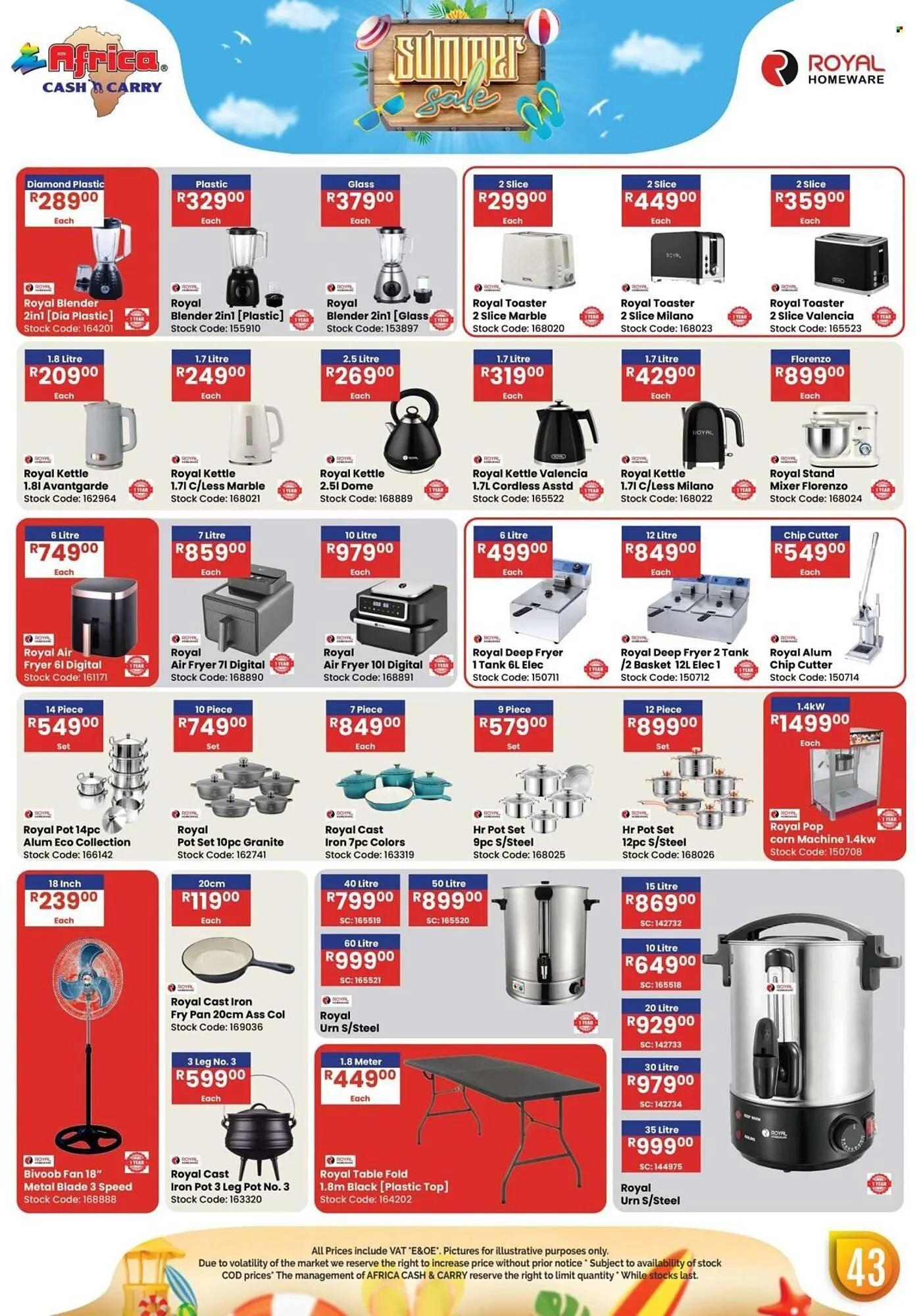 Africa Cash and Carry catalogue from 17 November to 31 January 2026 - Catalogue Page 43