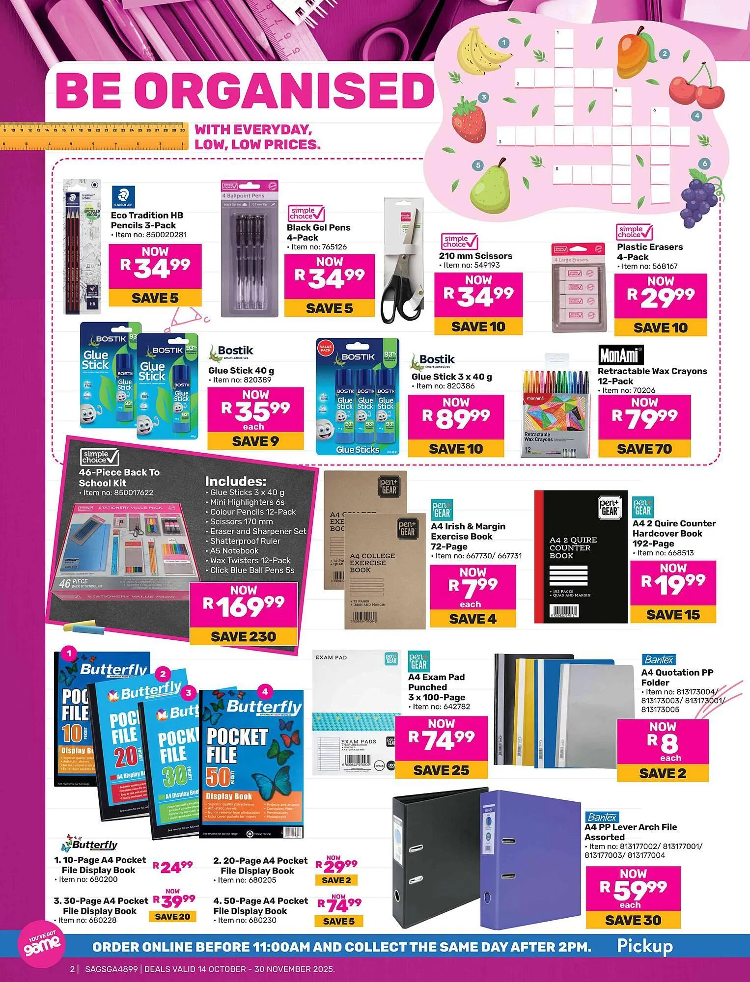 Game catalogue from 14 October to 30 November 2025 - Catalogue Page 2