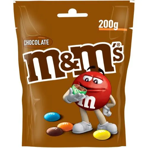 M&M's Coated Candy Chocolate Bag 200g