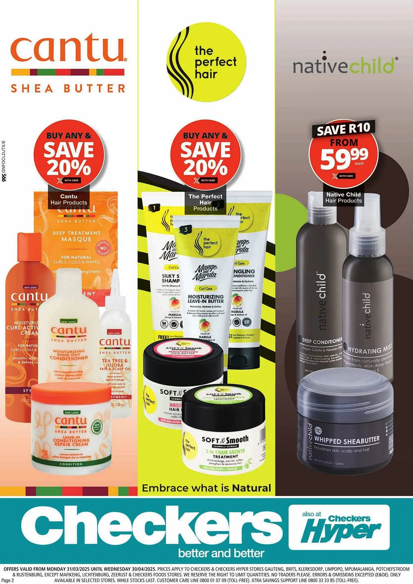 Checkers catalogue from 31 March to 30 April 2025 - Catalogue Page 2