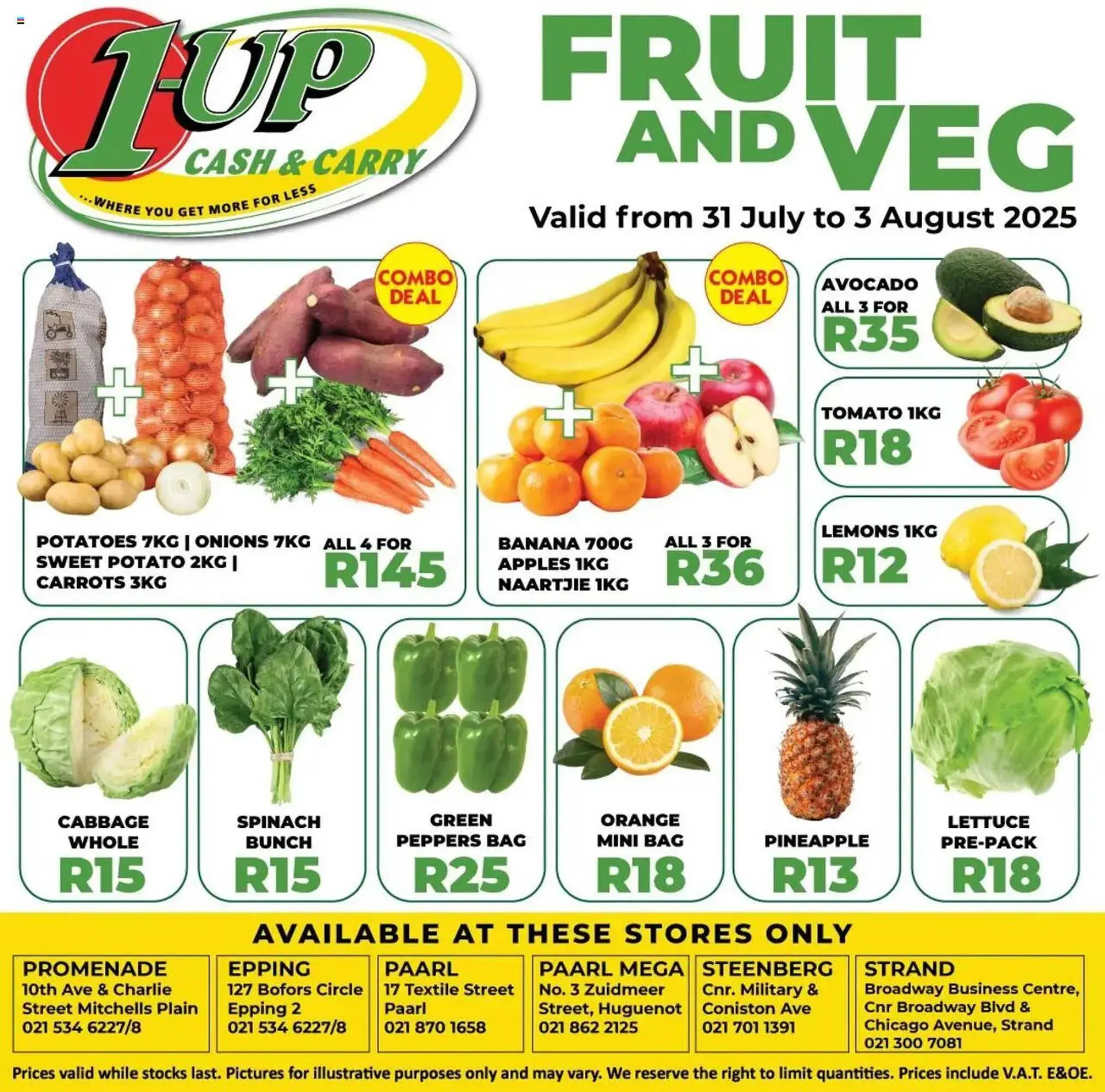 1UP catalogue from 31 July to 3 August 2025 - Catalogue Page 1