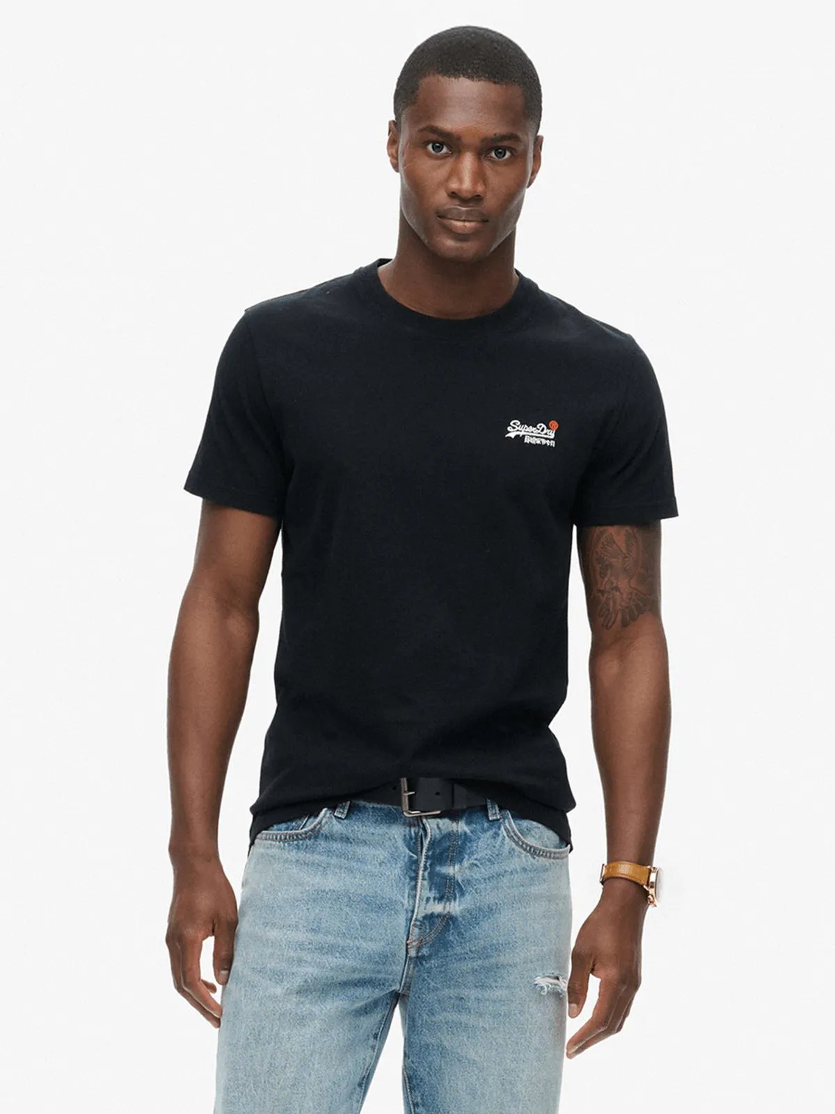 Men's Superdry Multi Essential Logo Embroidered T-Shirt