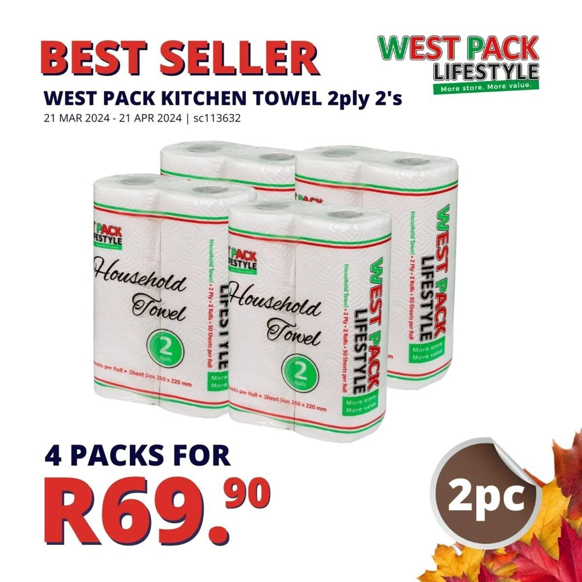 West Pack Lifestyle catalogue from 27 March to 21 April 2024 - Catalogue Page 24