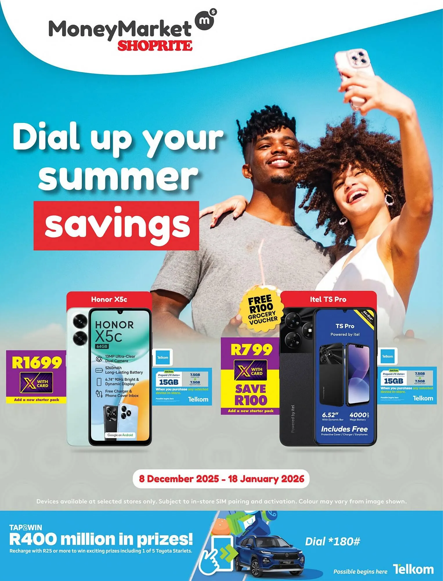 Shoprite catalogue from 8 December to 28 December 2025 - Catalogue Page 1