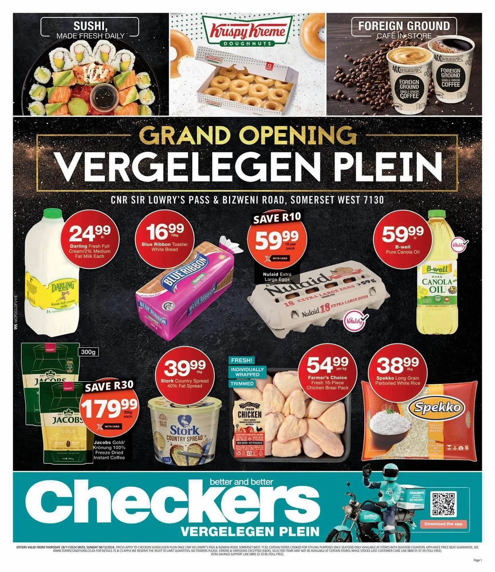 Checkers catalogue from 28 November to 8 December 2024 - Catalogue Page 1