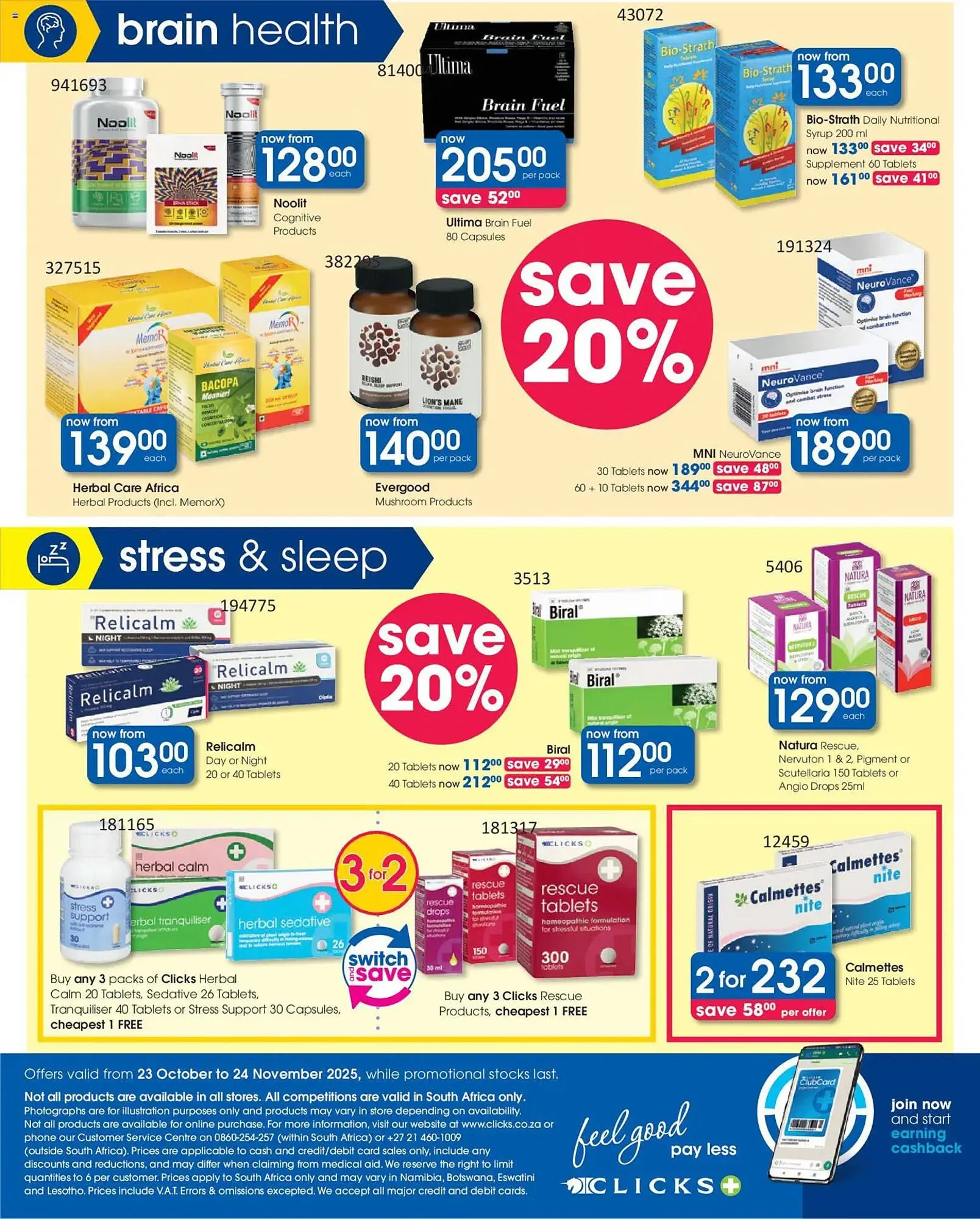 Clicks catalogue from 23 October to 24 November 2025 - Catalogue Page 32