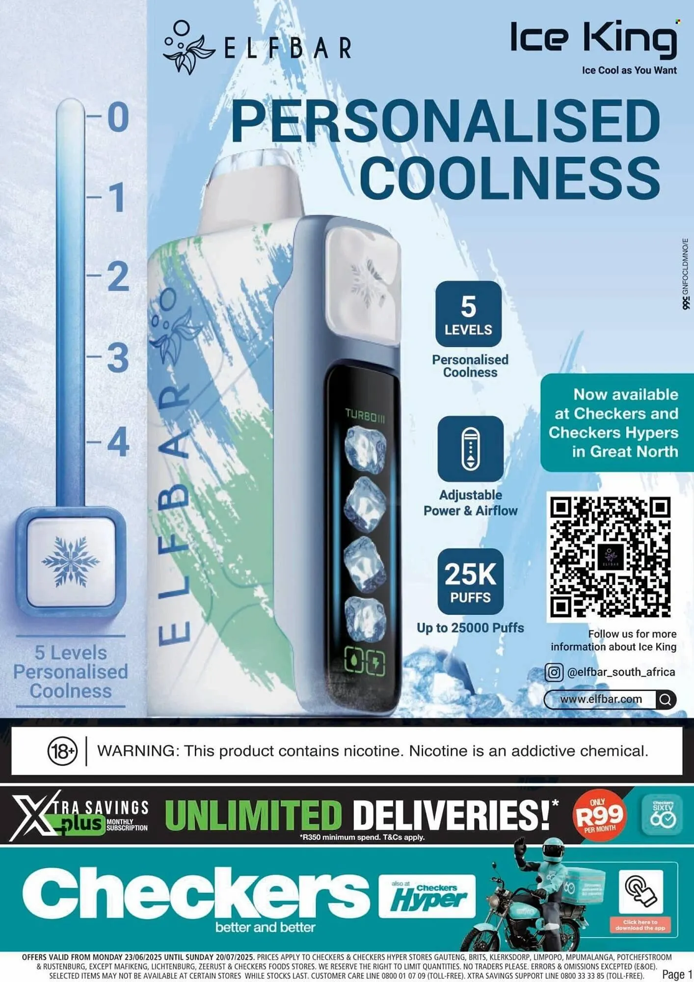 Checkers catalogue from 23 June to 20 July 2025 - Catalogue Page 1