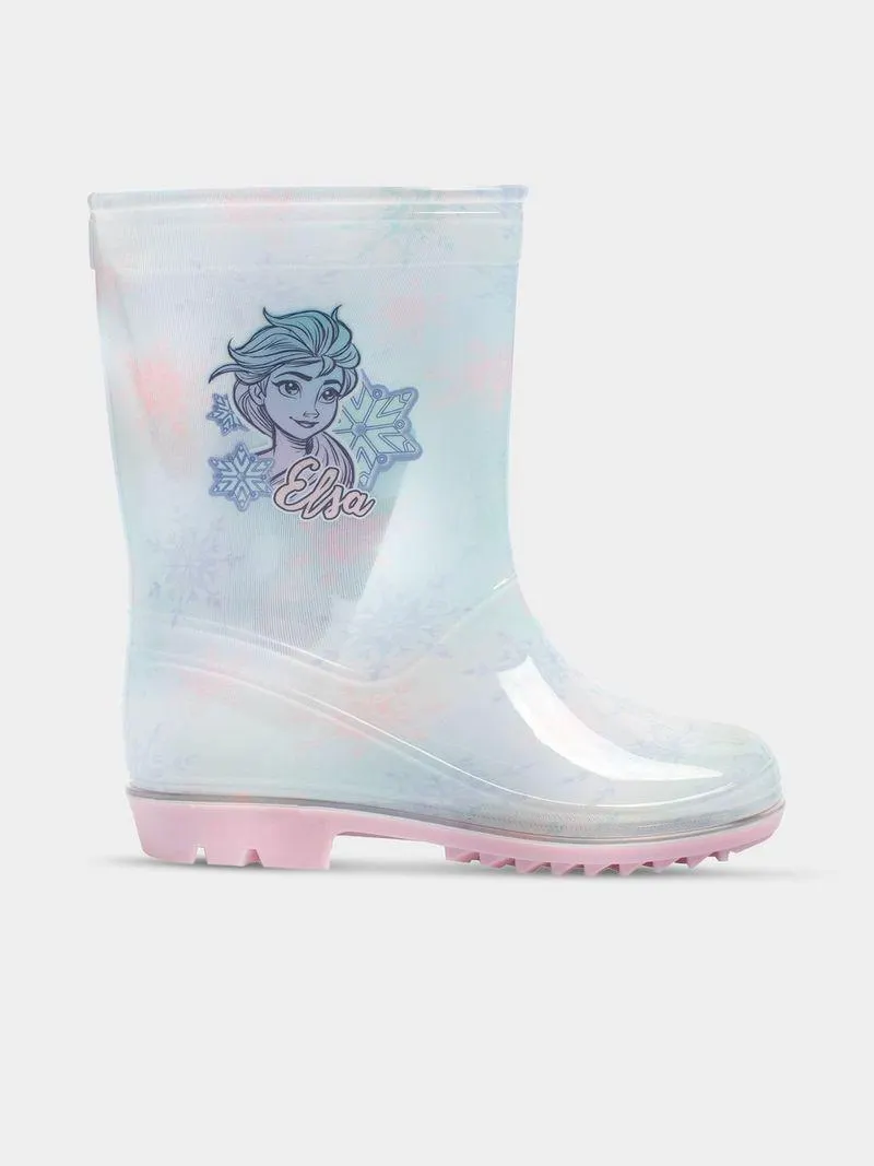 Frozen Blue Wellington Boots