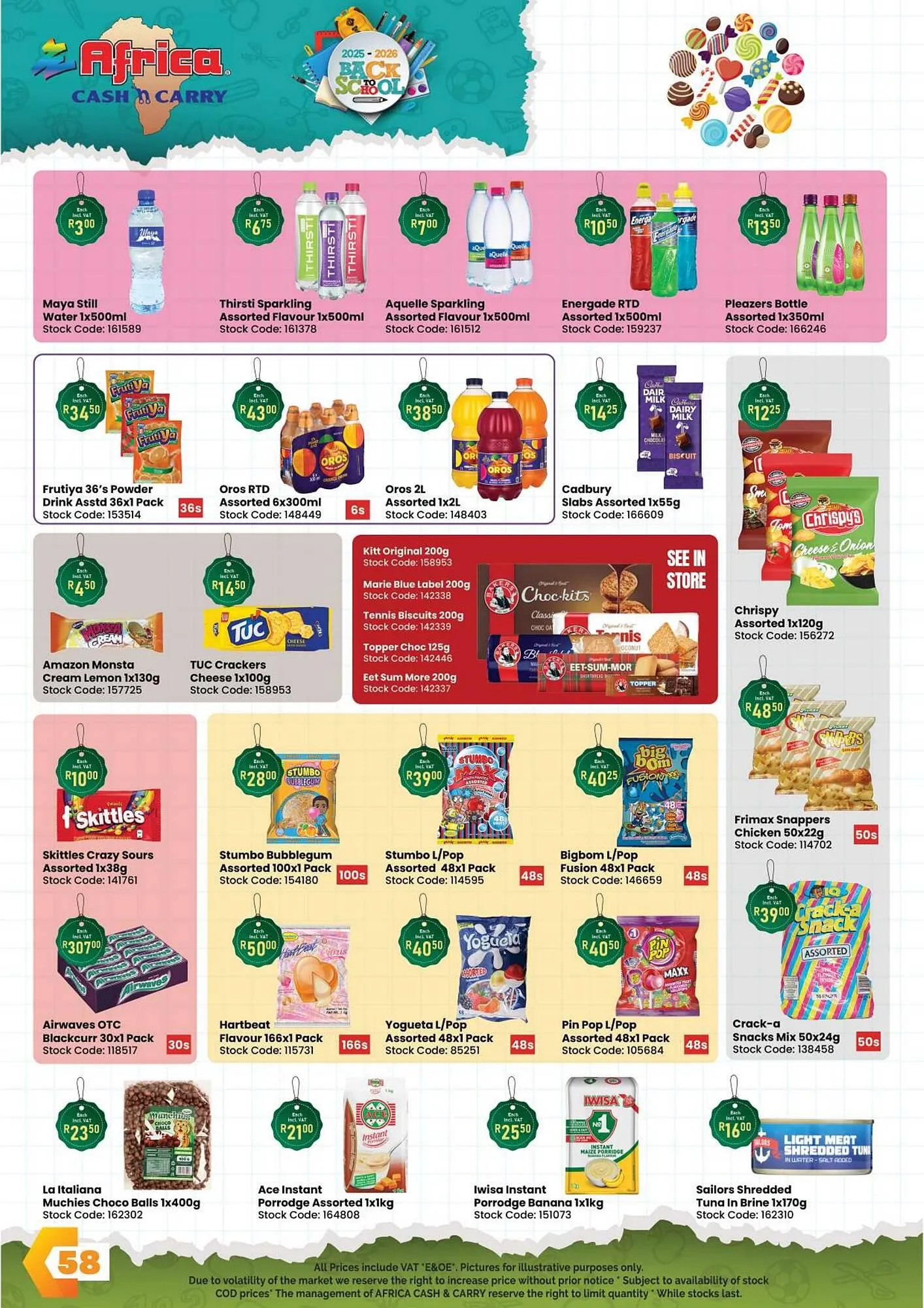 Africa Cash and Carry catalogue from 16 January to 31 January 2026 - Catalogue Page 58