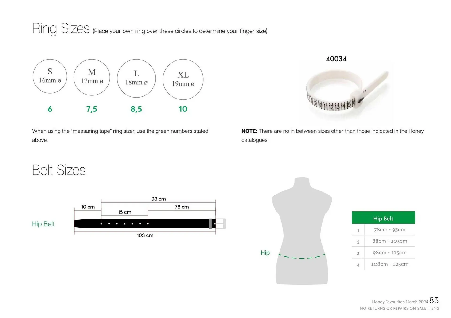 Honey Fashion Accessories catalogue from 29 March to 30 April 2024 - Catalogue Page 83