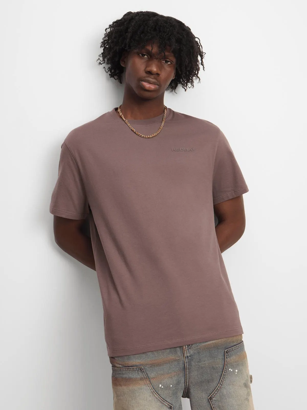 Redbat Classics Men's Brown T-Shirt