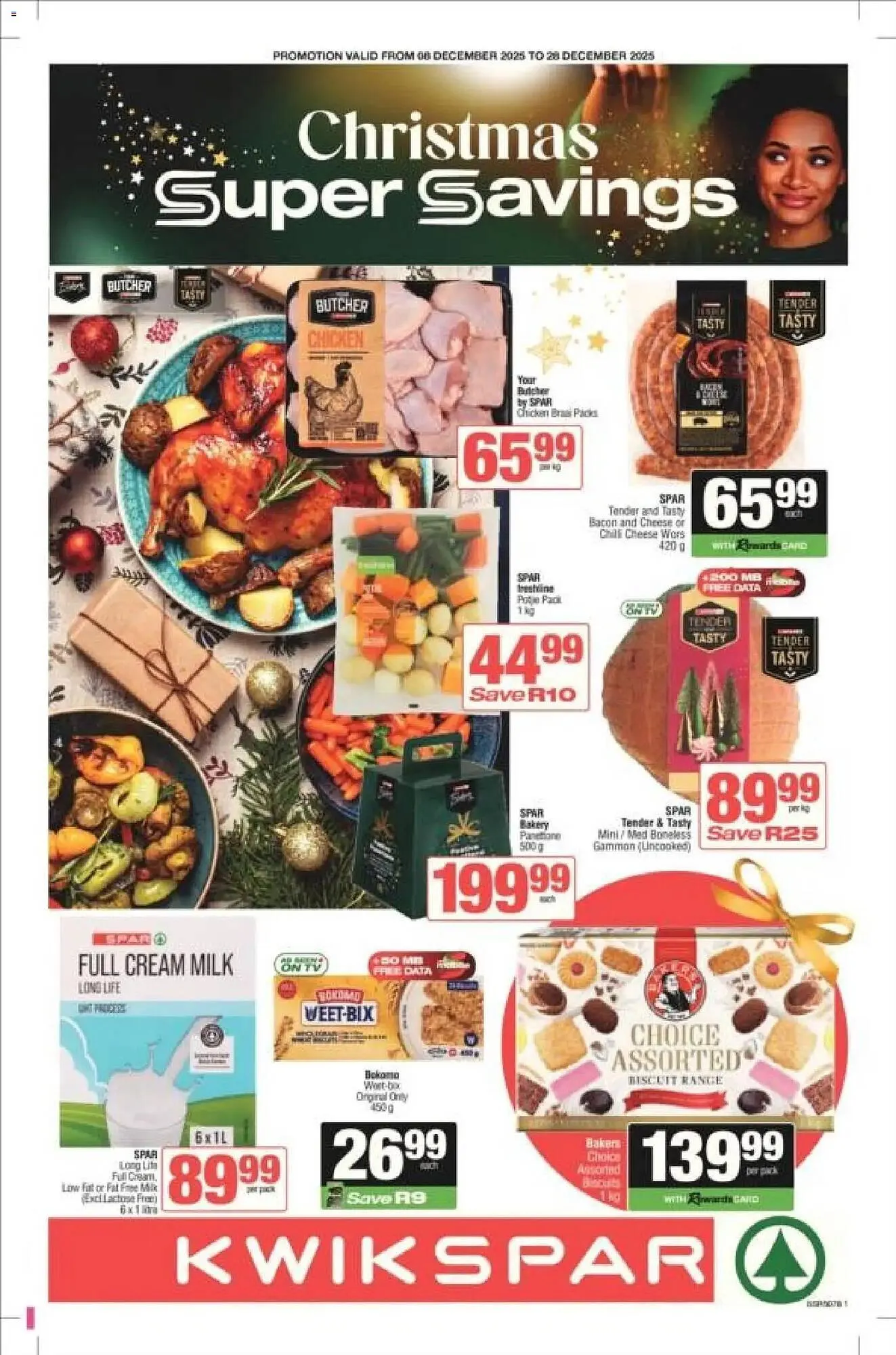KwikSpar catalogue from 8 December to 28 December 2025 - Catalogue Page 1