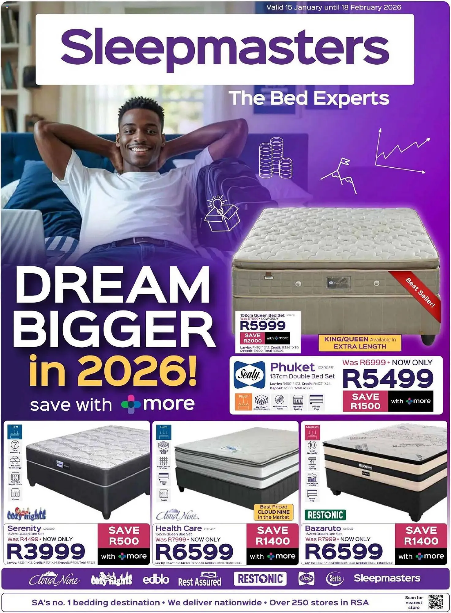 Sleepmasters catalogue from 14 January to 18 February 2026 - Catalogue Page 1