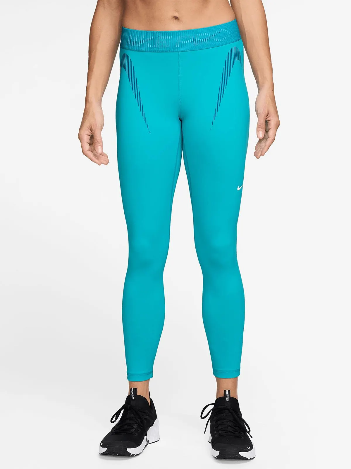 Nike Pro Womens 7/8 Graphic Dusty Cactus/Green Tights