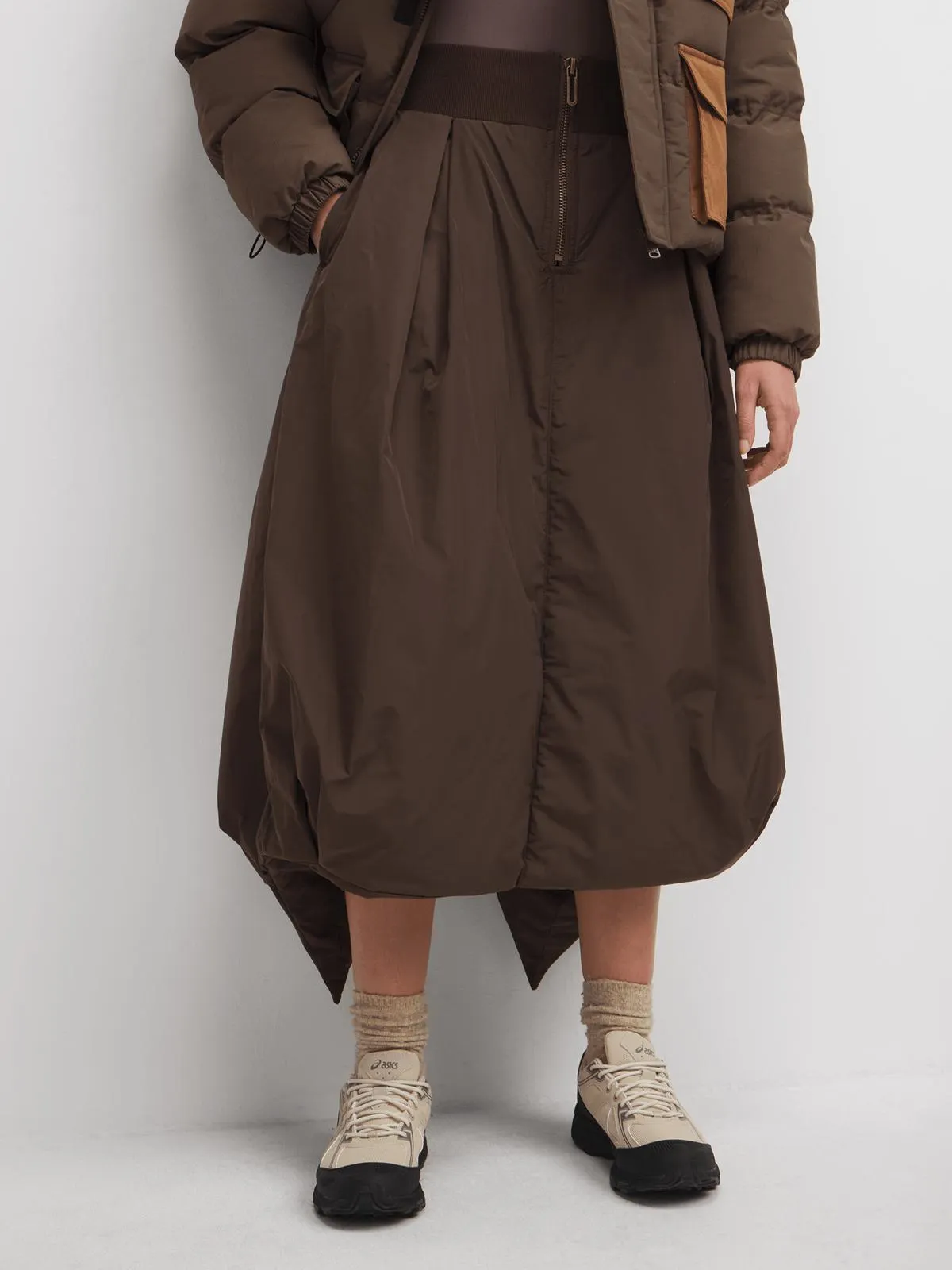 Anatomy Women's Brown Bubble Skirt