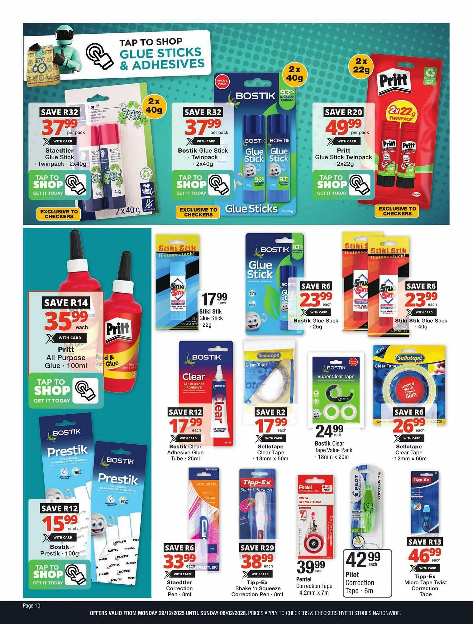 Checkers catalogue from 29 December to 8 February 2026 - Catalogue Page 10