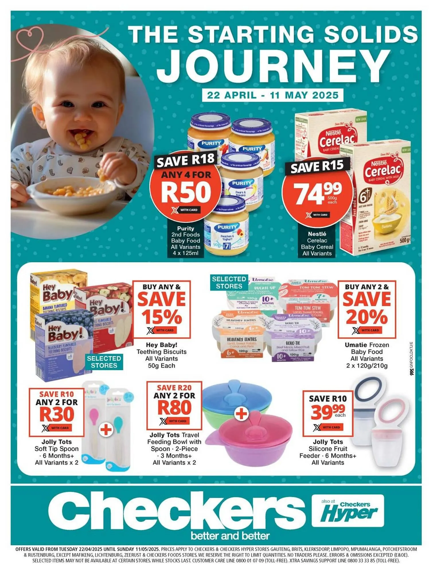 Checkers catalogue from 22 April to 11 May 2025 - Catalogue Page 1