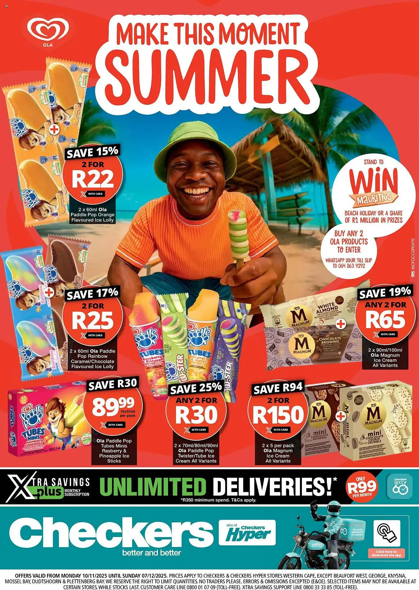 Checkers catalogue from 9 November to 7 December 2025 - Catalogue Page 1