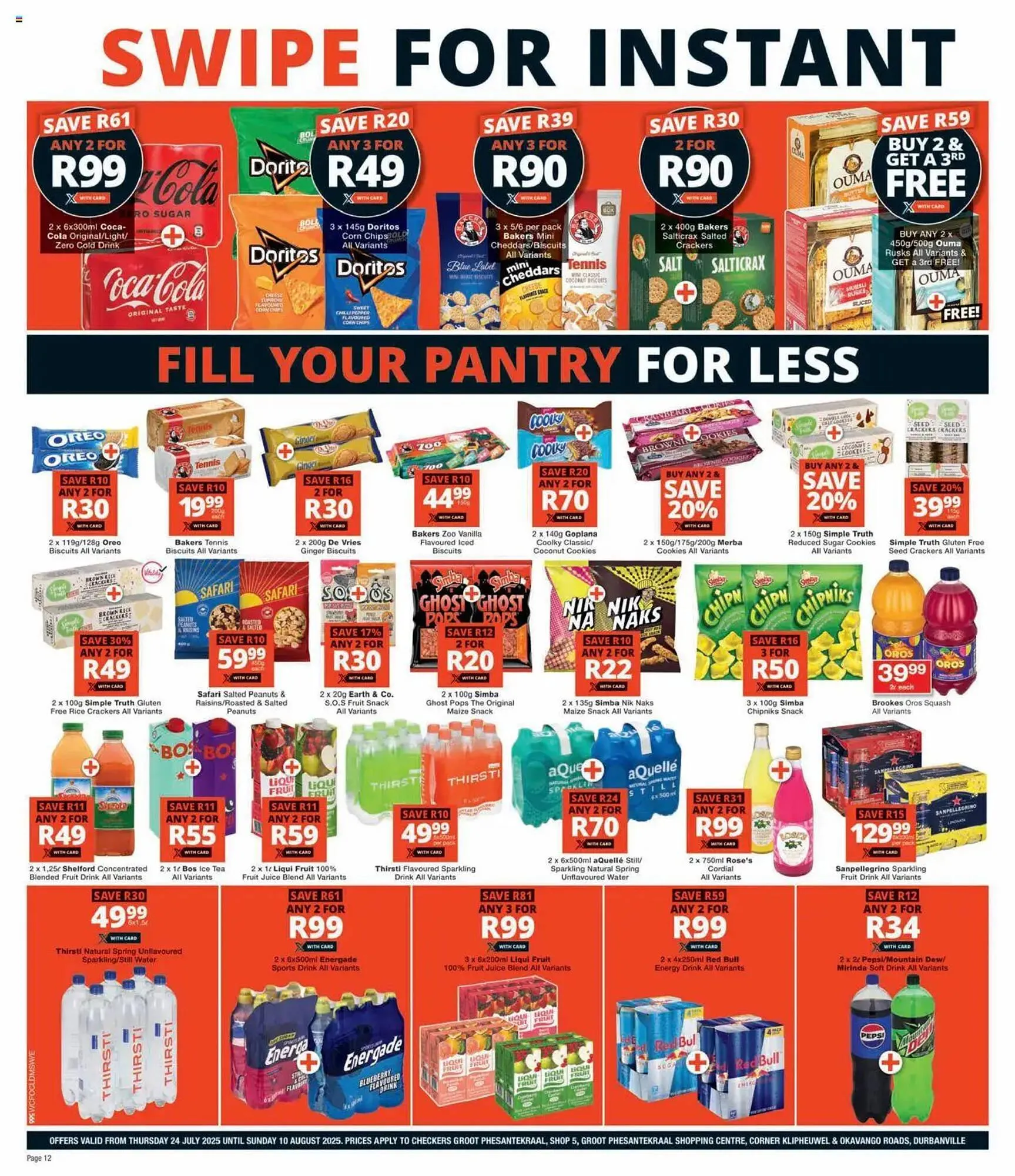 Checkers catalogue from 24 July to 10 August 2025 - Catalogue Page 12