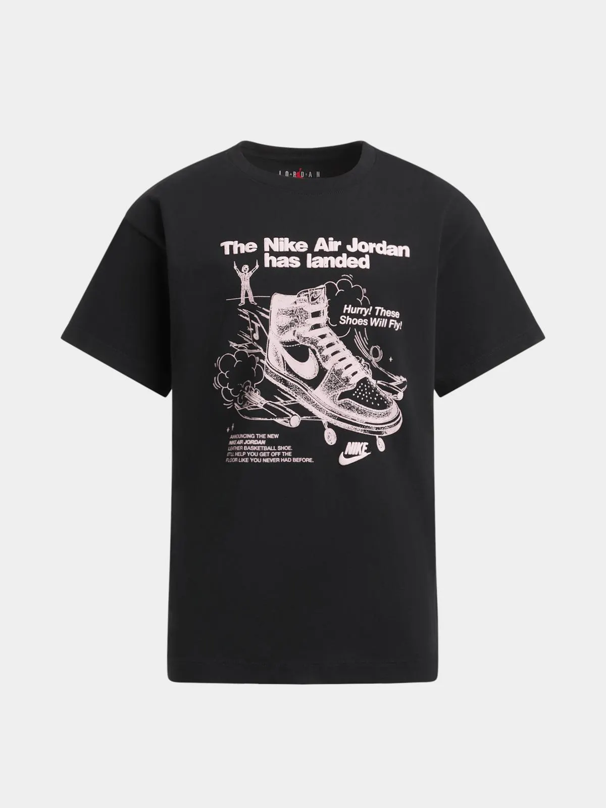 Jordan Unisex Youth Graphic Black T-Shirt