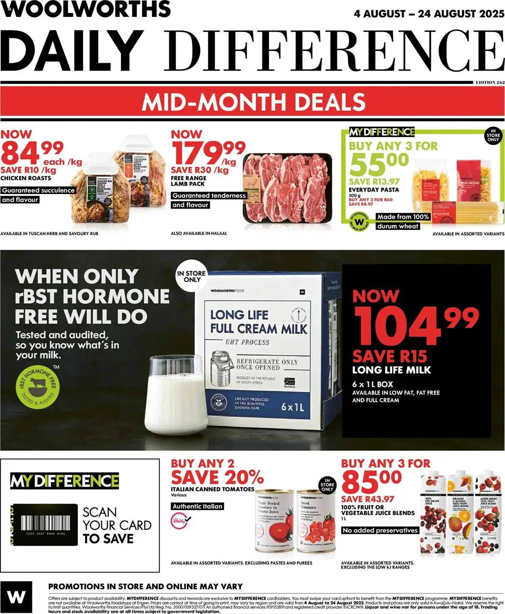 Woolworths catalogue from 4 August to 24 August 2025 - Catalogue Page 8